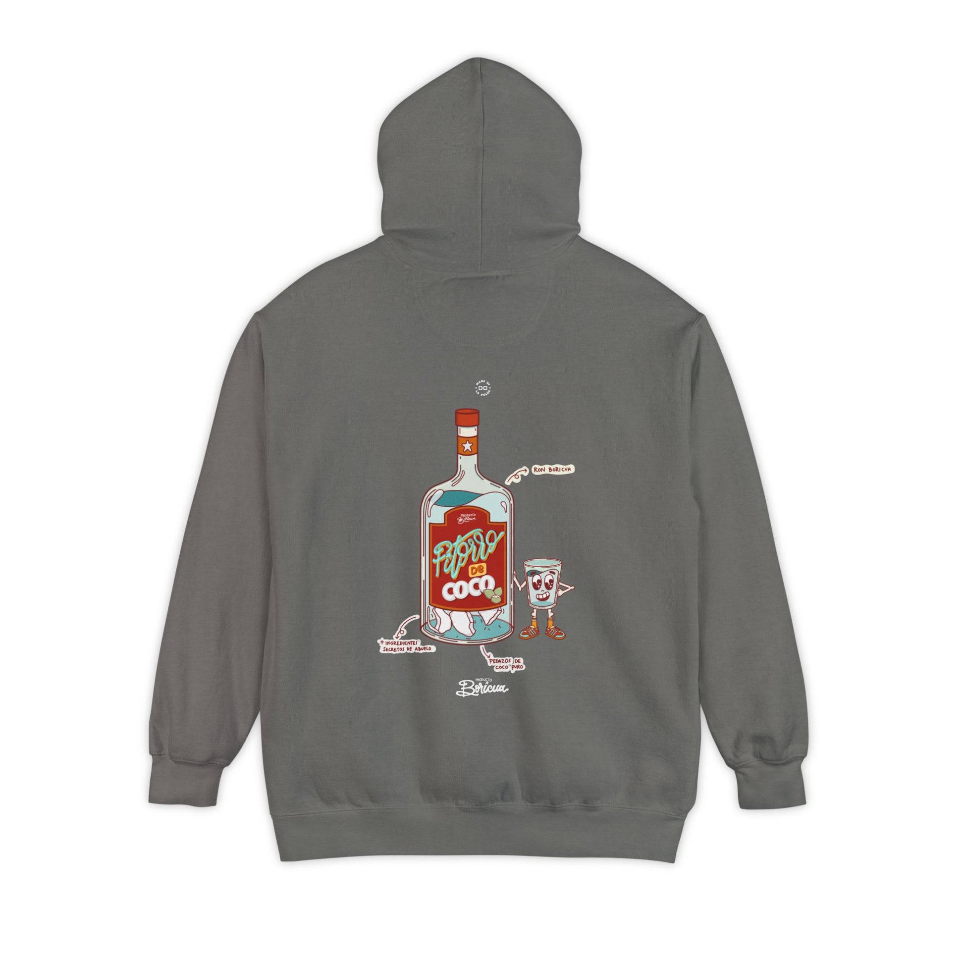 Pitorro de Coco - Bandera Puerto Rico Hoodie
