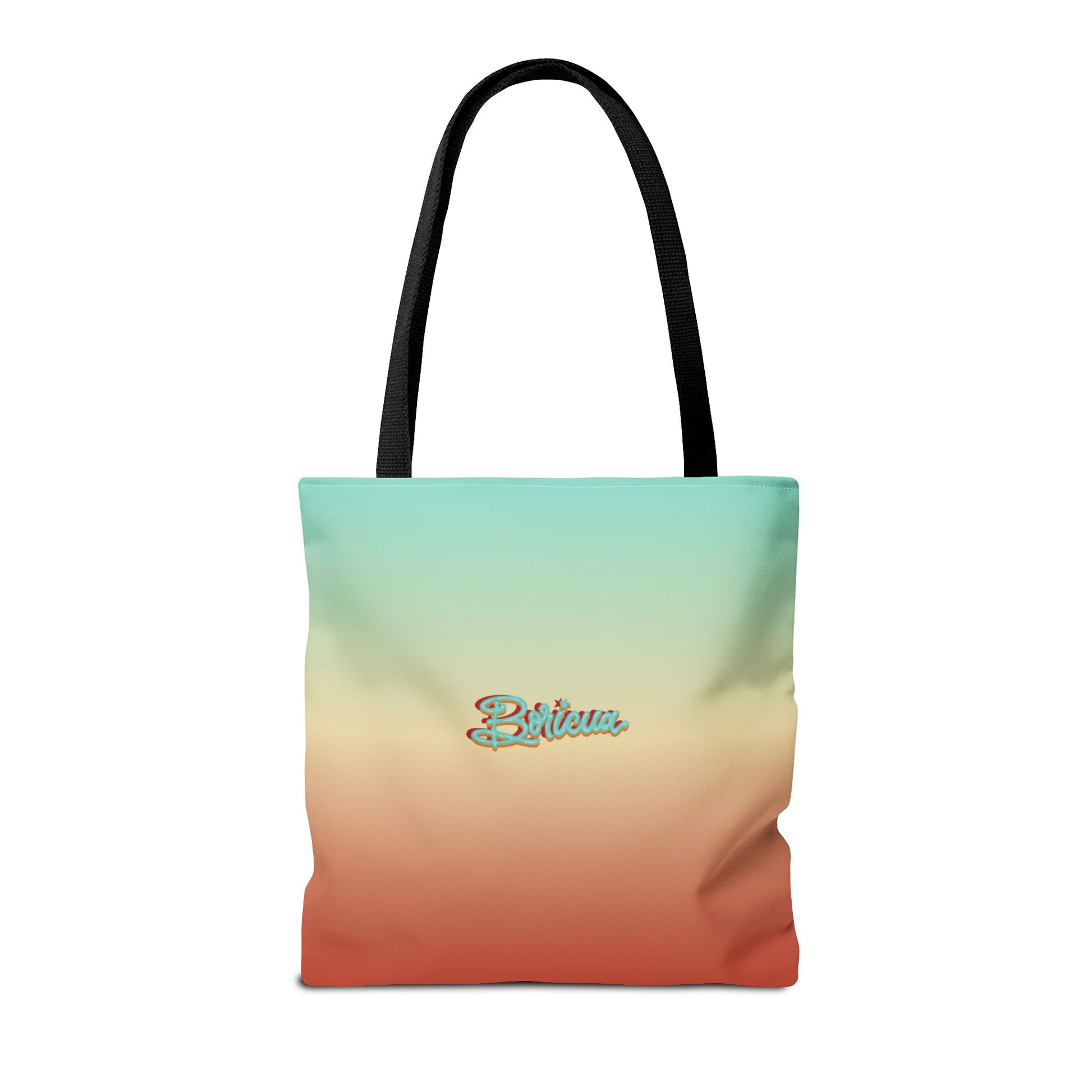 Concho en la playa en PR Tote Bag - Boricua (Gradiente)