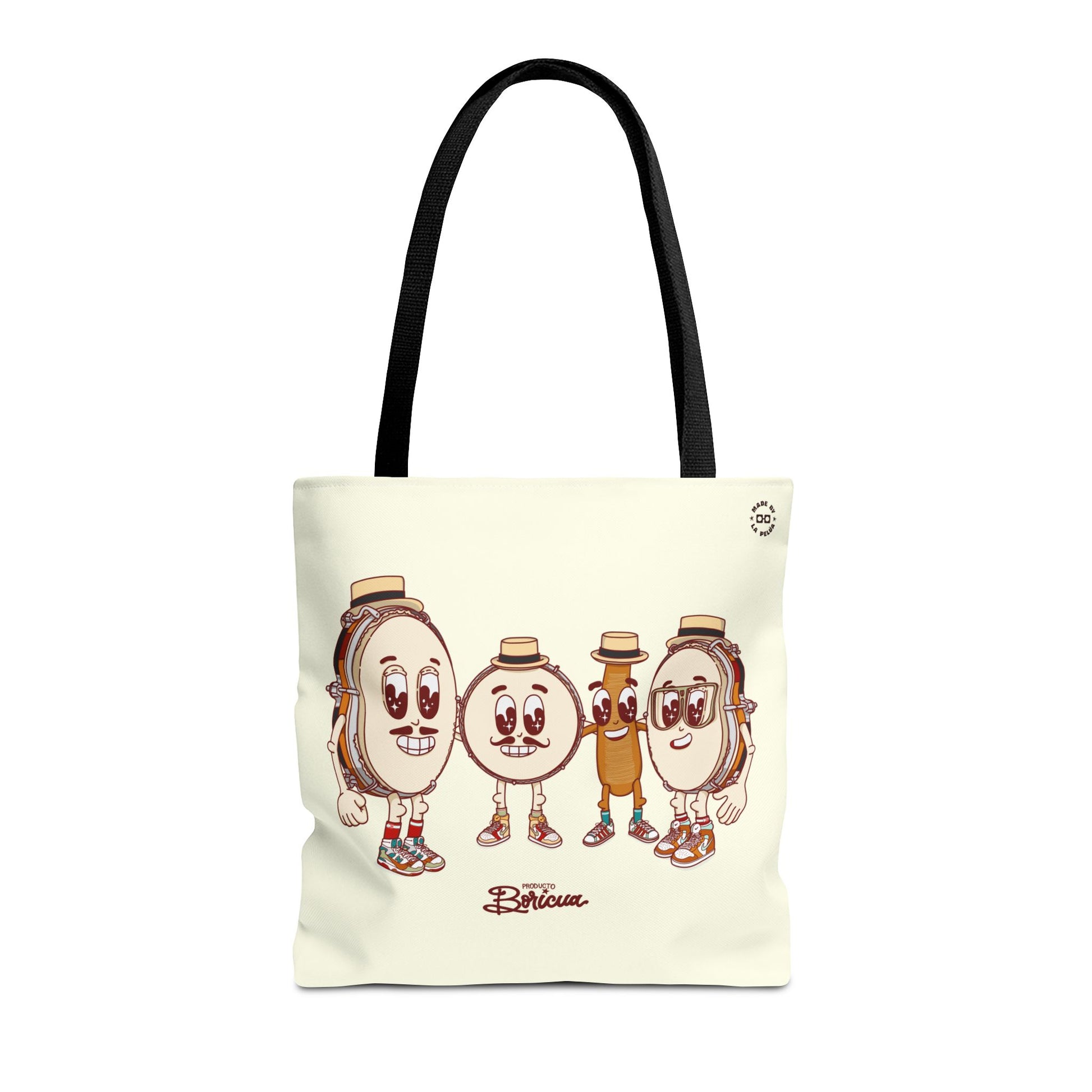 Cafe con Ron Tote Bag - Boricua (Crema)
