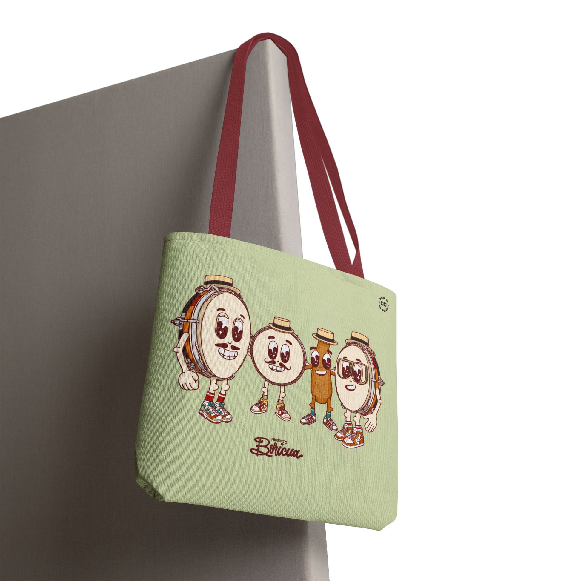 Cafe con Ron Tote Bag - Boricua (Verde)