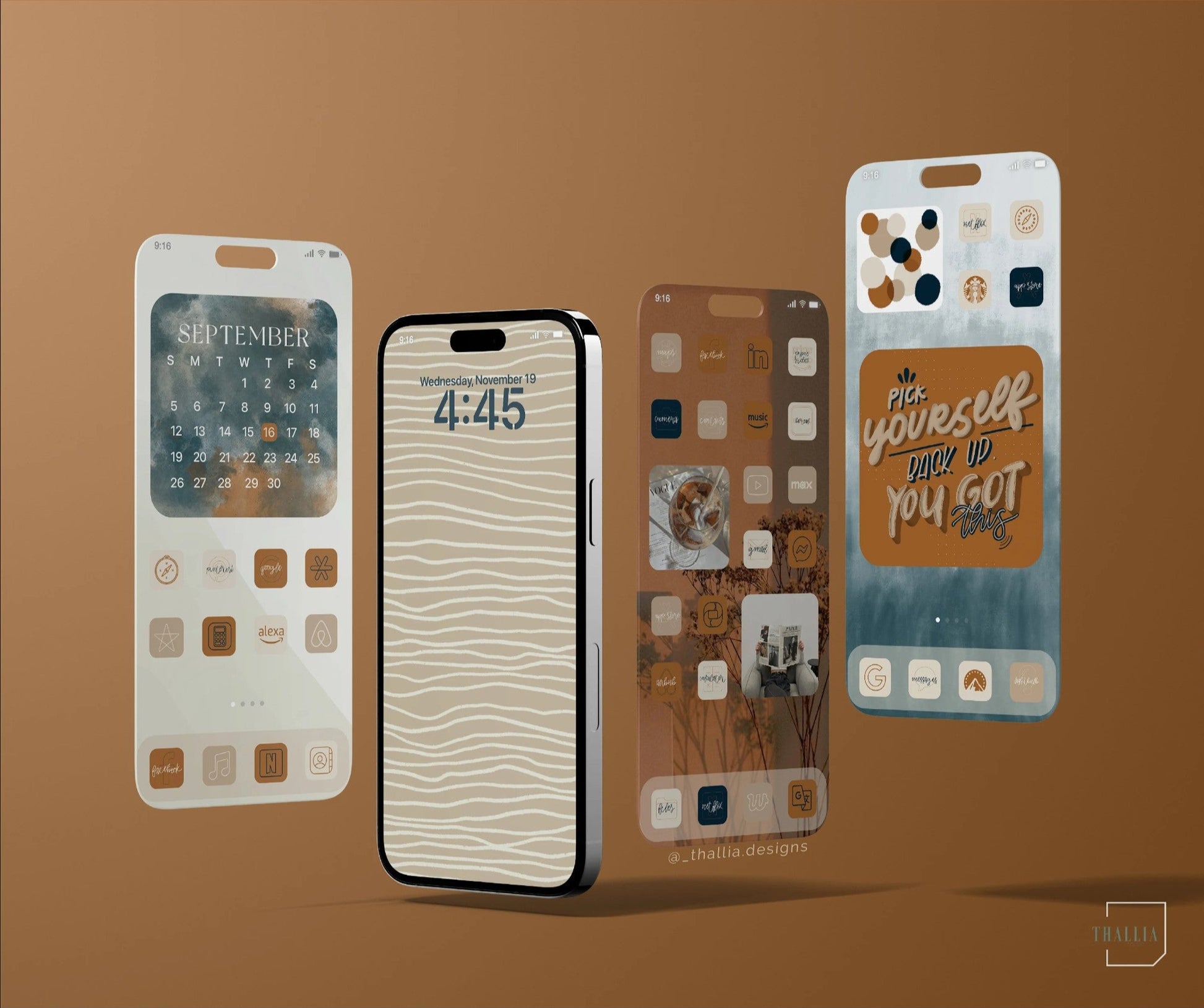 Cozy Boho iPhone iOS Pack