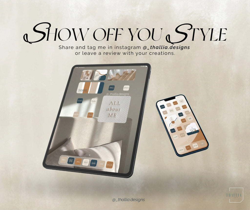 Cozy Boho iPad iOS Pack