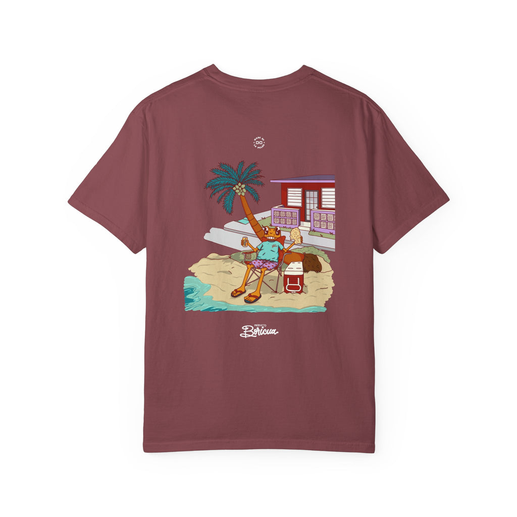 Concho en la playa en PR - Boricua T-Shirt