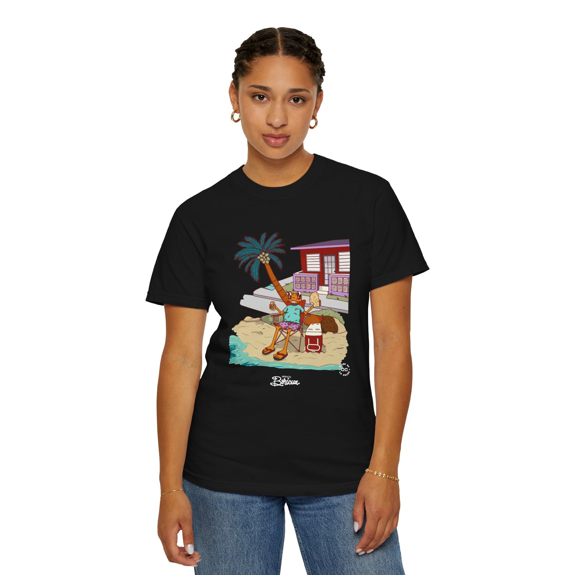 Concho en la playa en PR - T-Shirt