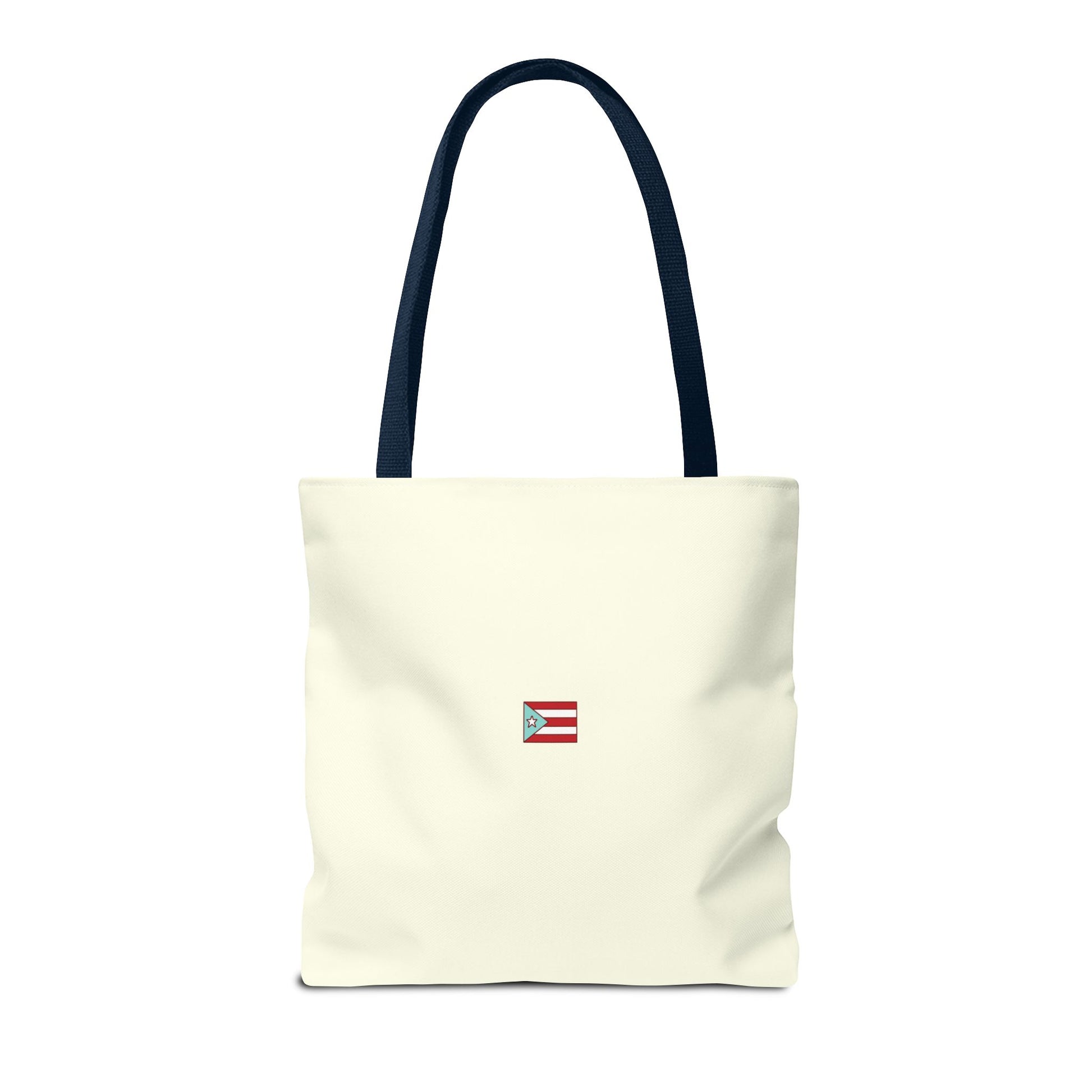 Pitorro de Coco - Bandera de Puerto Rico Tote Bag (Crema)