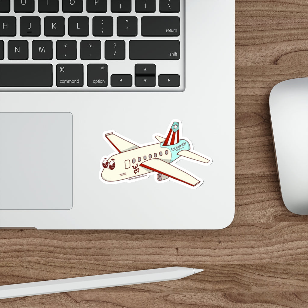 Avión Borikén Airlines - Die-Cut Sticker, Puerto Rico
