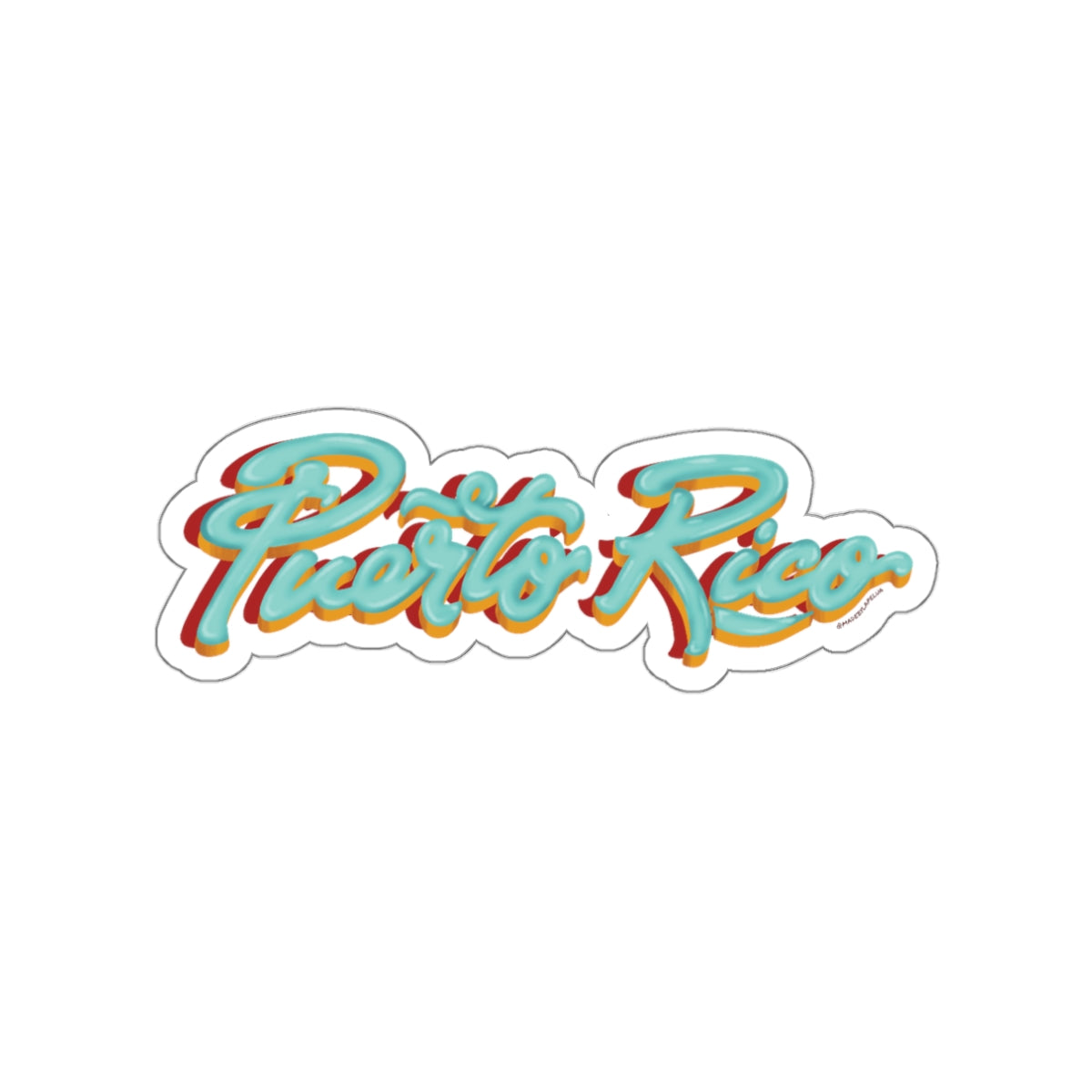 Puerto Rico - Die-Cut Sticker