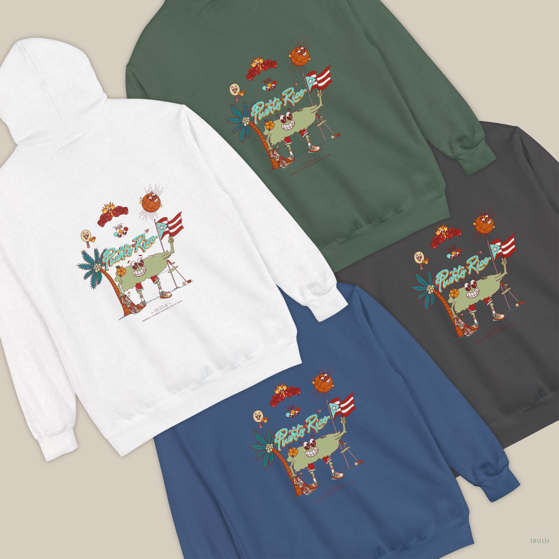 Puerto Rico Hoodie (Juegos Atléticos  2024)