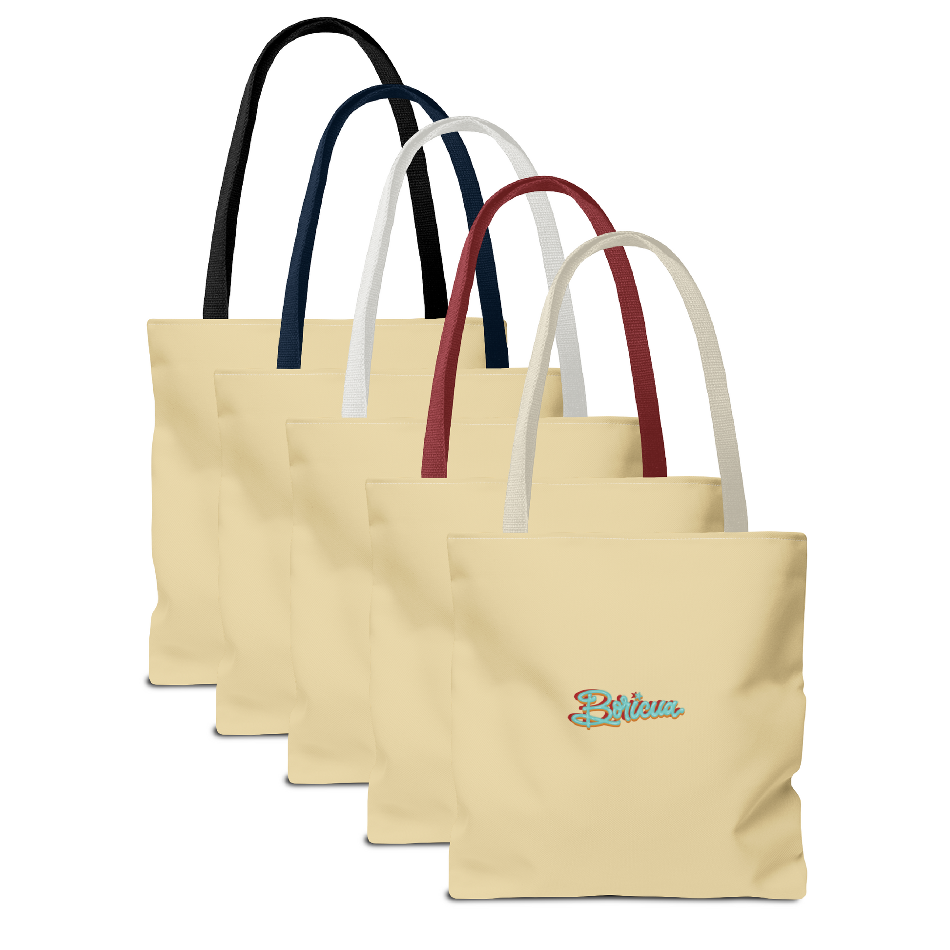 Voy a llevarte para PR Tote Bag - Boricua (Khaki)