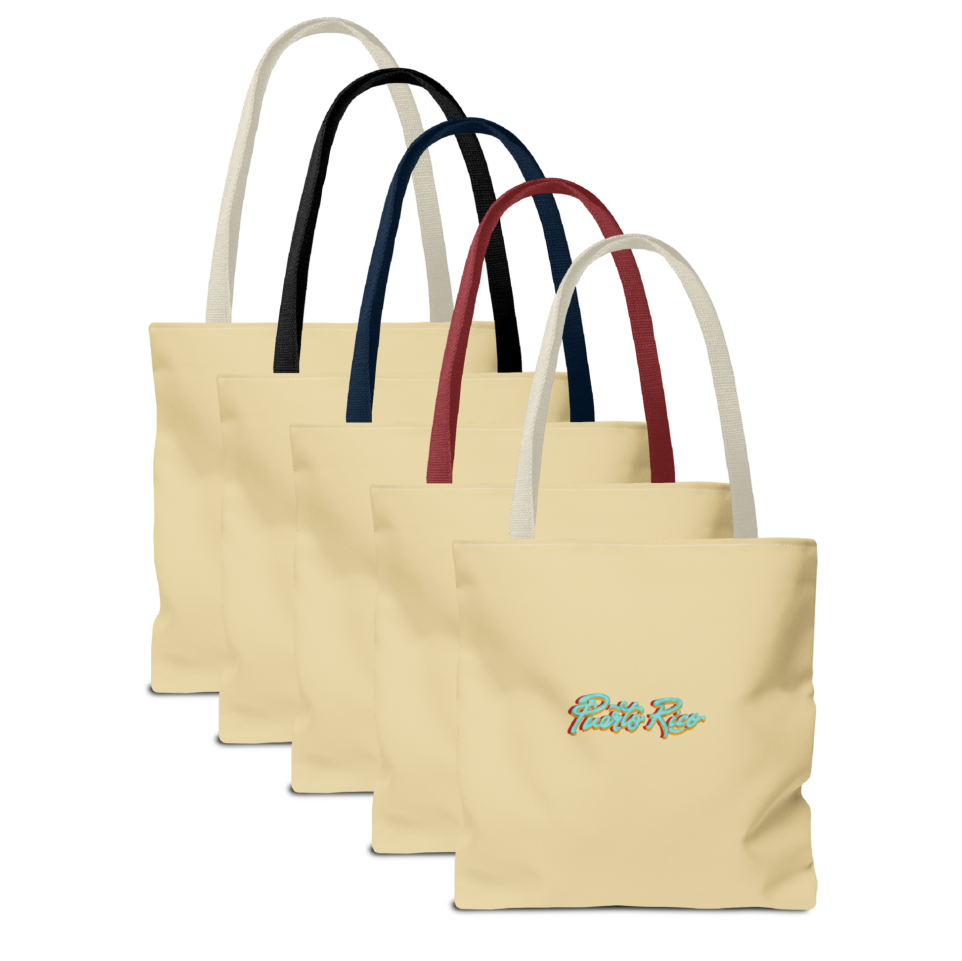 Voy a llevarte para PR Tote Bag - Puerto Rico (Khaki)