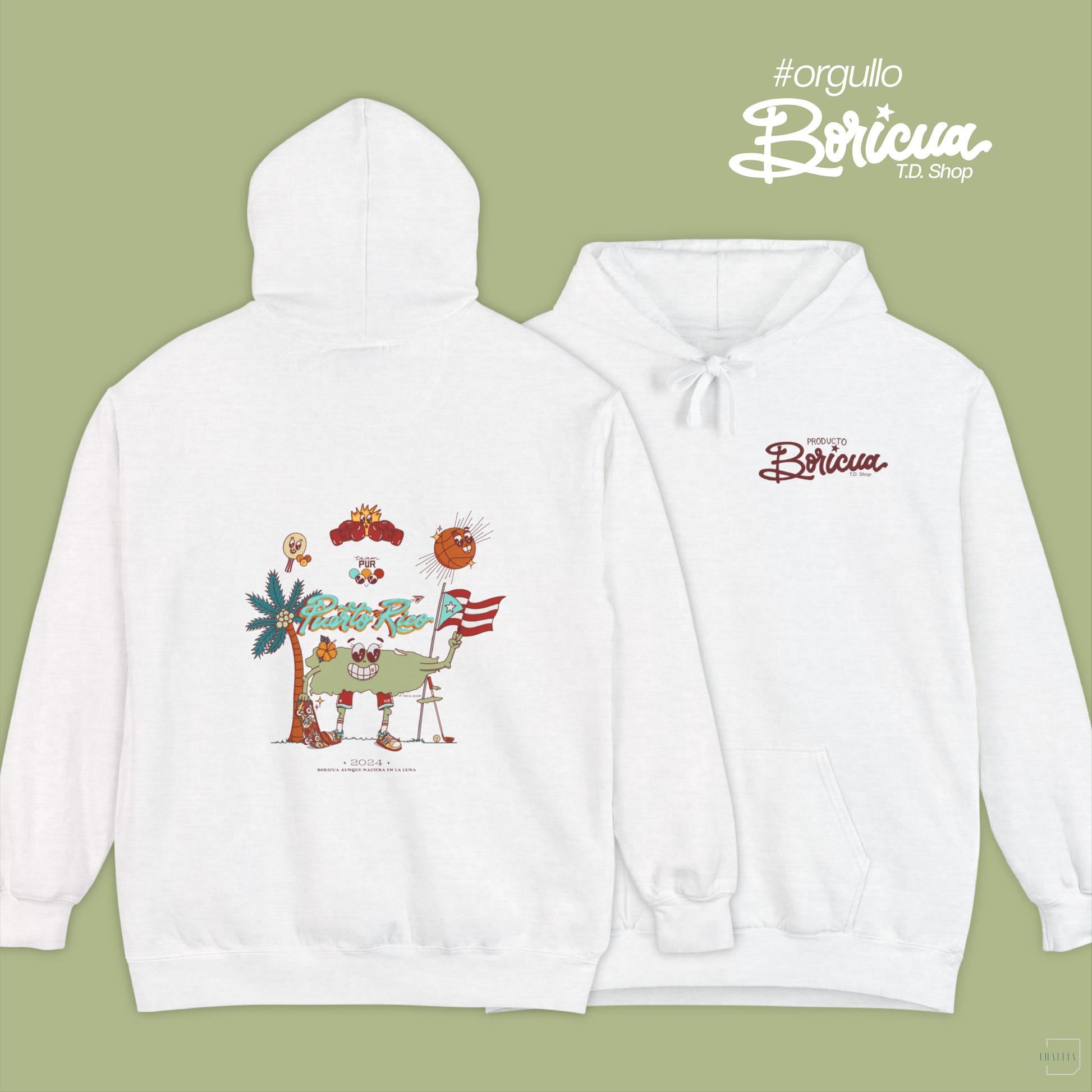 Puerto Rico Hoodie (Juegos Atléticos  2024)