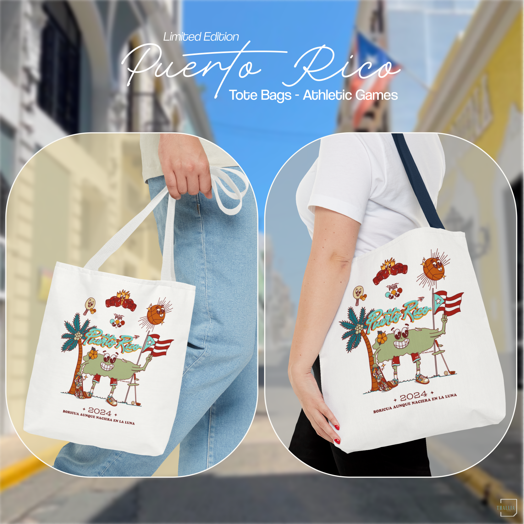 Puerto Rico Tote Bag Juegos Atléticos 2024