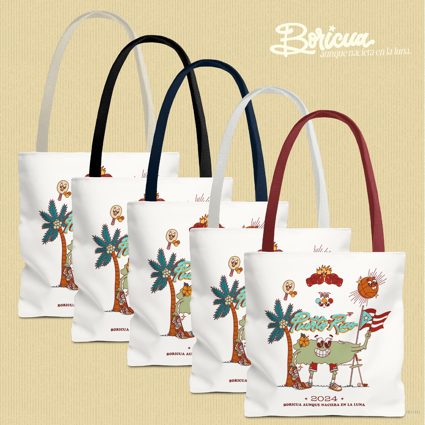 Puerto Rico Tote Bag Juegos Atléticos 2024