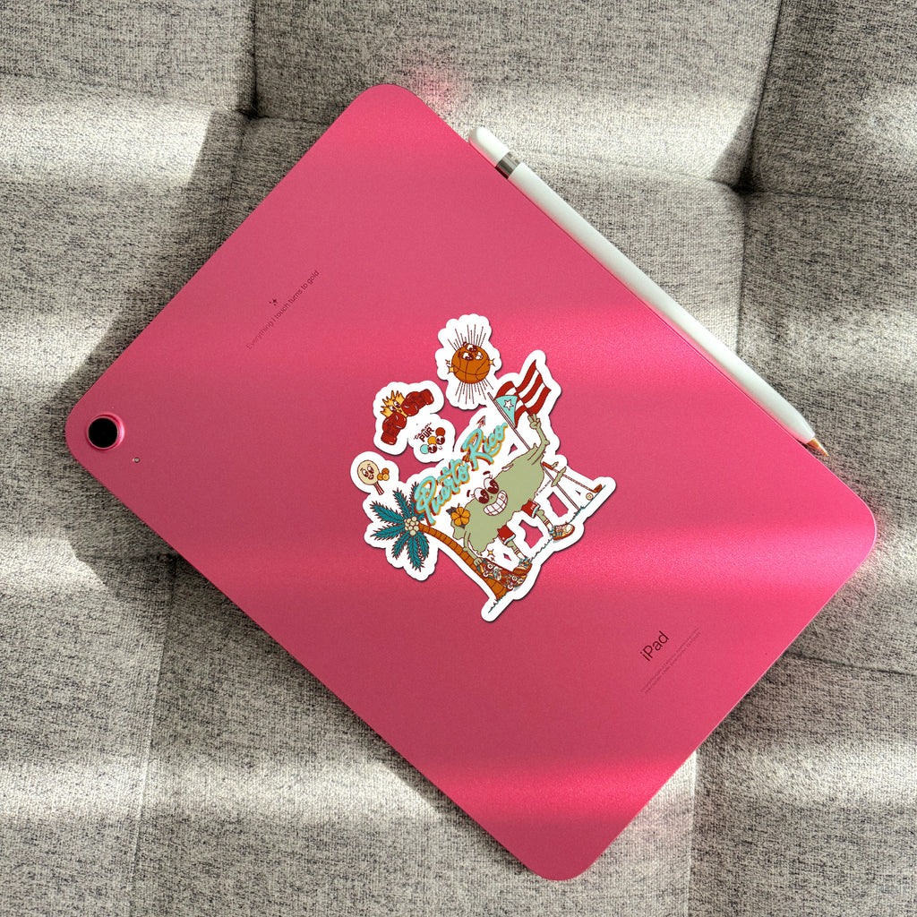 Sticker Puerto Rico - Juegos Atléticos 2024