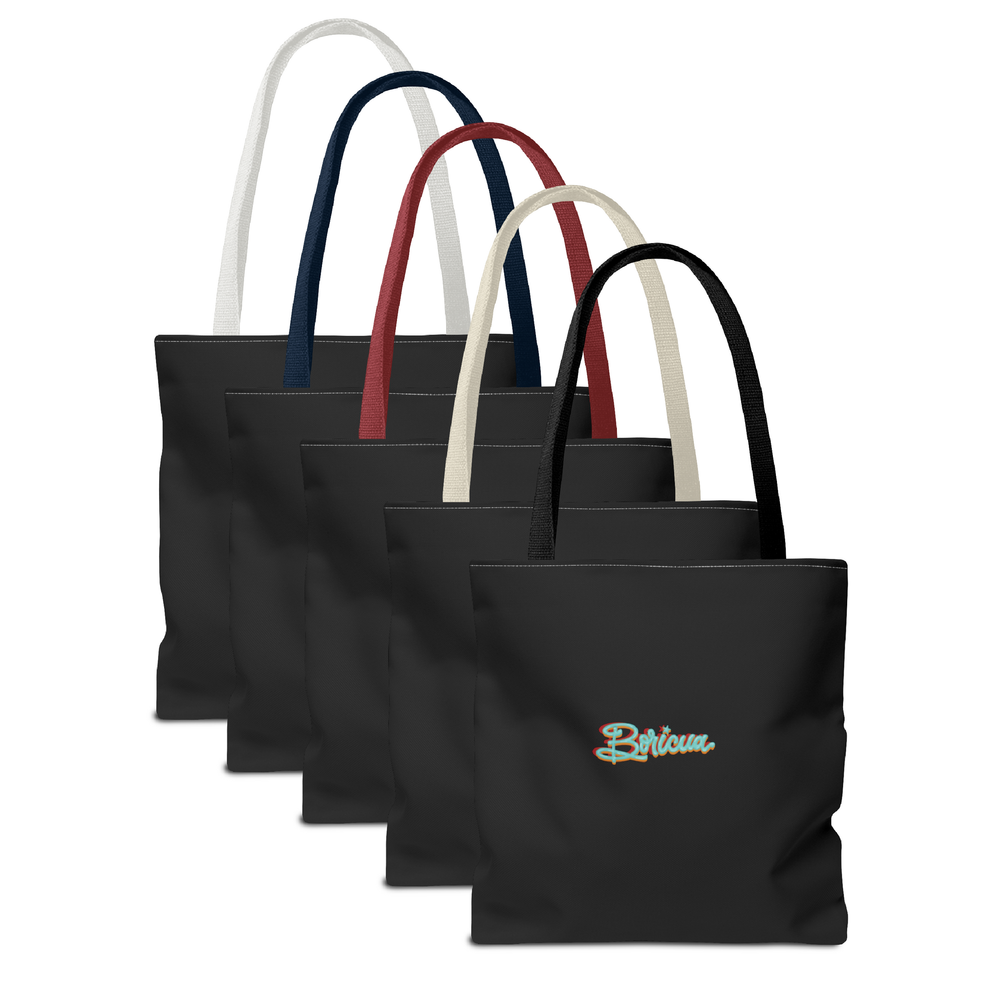 BB en La Mudanza Tote Bag - Boricua (Negro)