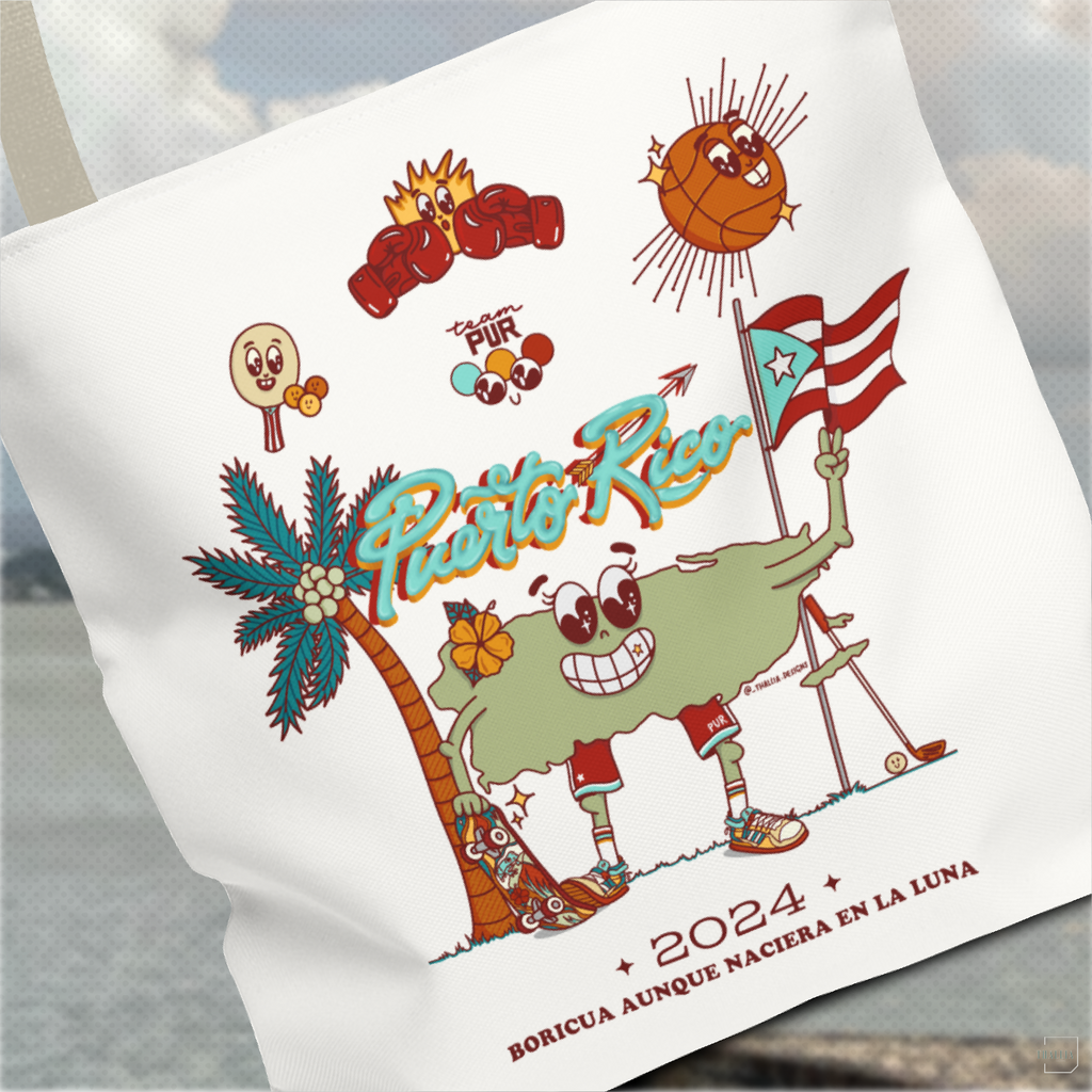Puerto Rico Tote Bag Juegos Atléticos 2024